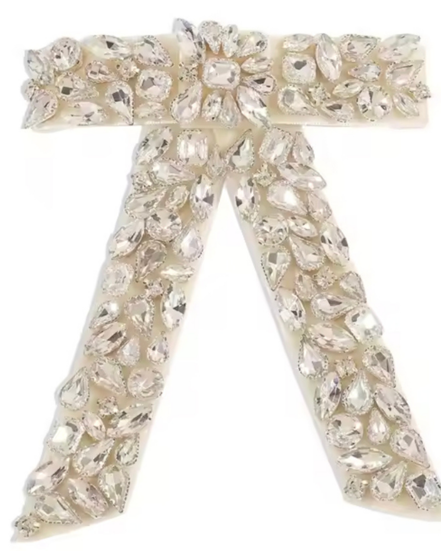 Greta Crystal Bow Barette